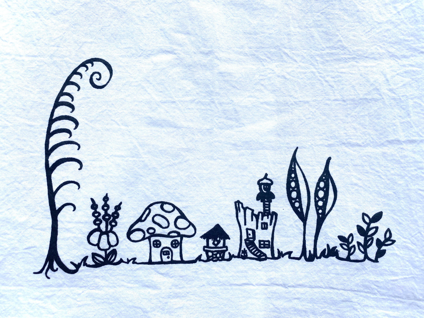 tea towel - Little Flora Village