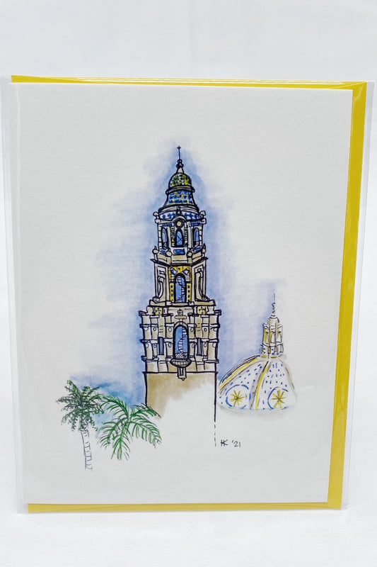 notecard - Balboa Tower