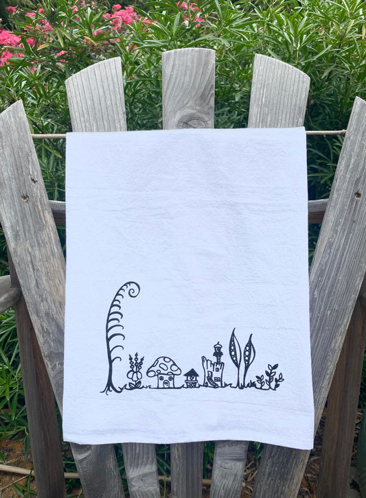 tea towel - Little Flora Village