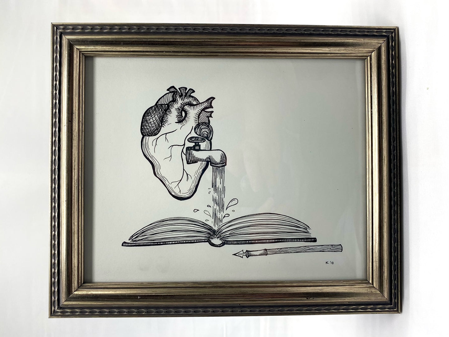 art print - Pour Your Heart Onto the Page